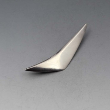 Hans Hansen silver boomerang brooch